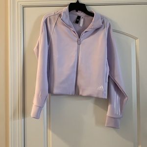 Adidas Lavender Tracksuit M Slim Crop Top